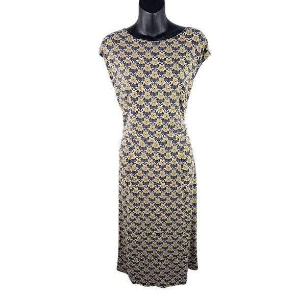 Boden Marina Sleeveless Floral Print Maxi Jersey Dress Women’s 16L Retro Mod - Picture 1 of 10